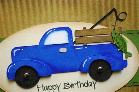 Just Because Cricut Cartridge Truck Card By Amanda Joys Life