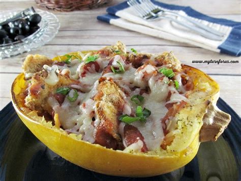 Check spelling or type a new query. Spaghetti Squash Chicken Parmesan - My Turn for Us