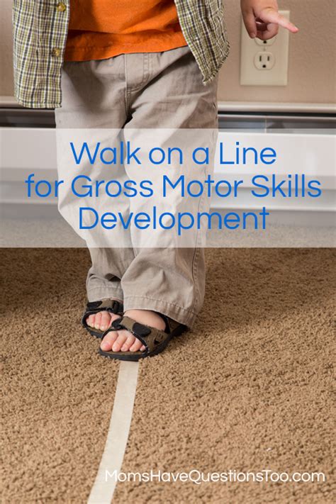 Walk the Line: Gross Motor Development for Toddlers