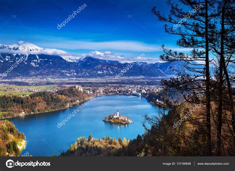 Amazing Bled Lake Slovenia Europe — Stock Photo © Nataliad 131195648