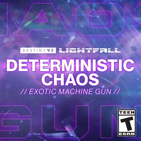 Destinytracker On Twitter New Deterministic Chaos Exotic Machine Gun Gameplay
