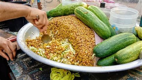 This Man Sells Extremely Chana Chaat Masala Street Food Dhaka Tasti