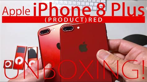 4k Apple Iphone 8 Plus Product Red 赤いiphoneを開封 Red Iphone 8 Plus