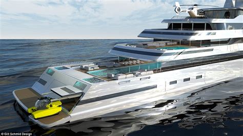 It could be used as a insect. Halcyon superyacht has a glass superstructure | Daily Mail ...