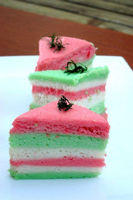 Bolu Pelangi Indonesian Rainbow Sponge Cake Indonesian Desserts