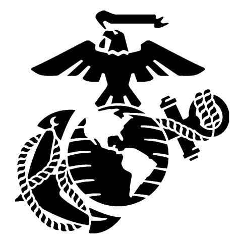 Us Marines Logo Stencil Sp Stencils Marines Logo Marine Corps