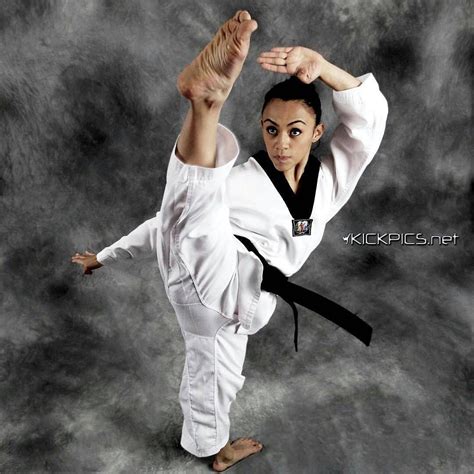 Karate Girl High Kick