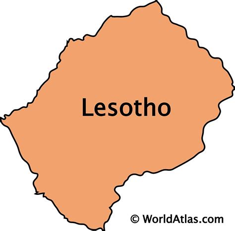 Lesotho Maps And Facts World Atlas