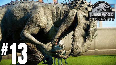The Indominus Rex Is Here Part 13 Jurassic World Evolution Youtube