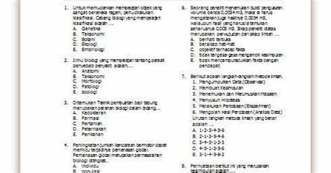 Soal Dan Jawaban Biologi Kelas 10 Keanekaragaman Hayati ...
