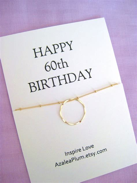 Choose the best birthday wishes to greet your near and dear ones on their special occasion. 60th Birthday Gifts for Women, Birthday Necklace, Jewelry ...