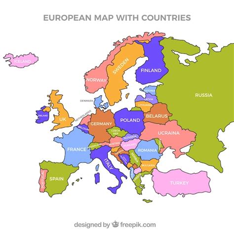 Map Of Europe With Colors United States Map