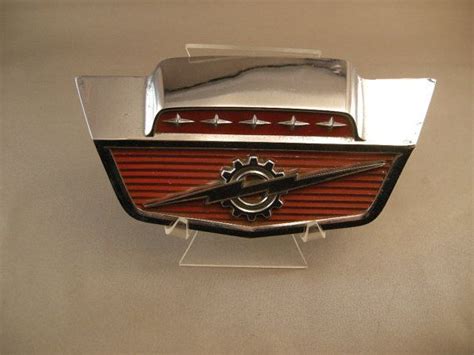 1964 Ford Truck Lightning Bolt Chrome Hood Emblem 1964 Ford F100 150