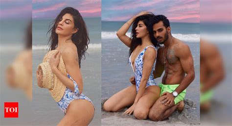 Jacqueline Fernandez Sizzles In A Hot Bikini For Her 34th Birthday Bash Times Of India