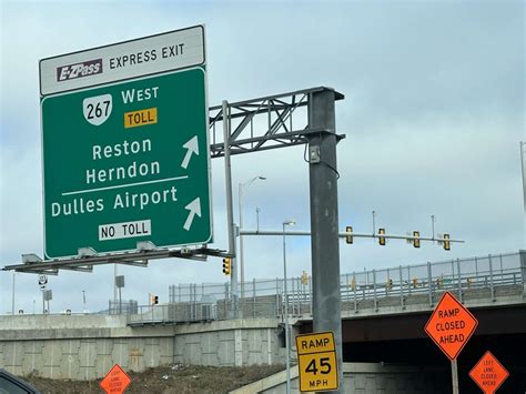 New Traffic Pattern Takes Effect On Reston Parkway As Dulles Toll Road