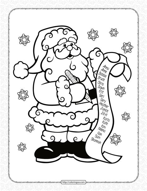 Santa Coloring Pages Christmas Coloring Pages Printable Coloring Pages Coloring Books Mrs