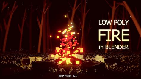 Low Poly Fire Animation Blender Tutorial Quick And Easy Way