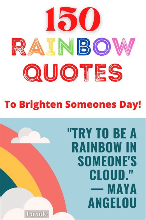 150 Rainbow Quotes To Brighten Your Mood And Add Color To Your Day