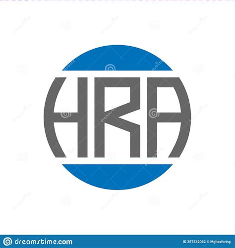 HRA Letter Logo Design on White Background. HRA Creative Initials