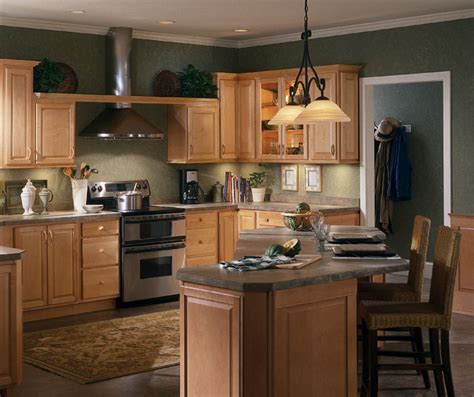 Maple cabinets have a certain personality, begging to be used in a specific manner so that your kitchen breathes the same personality. Contemporary Maple Kitchen Cabinets - Homecrest