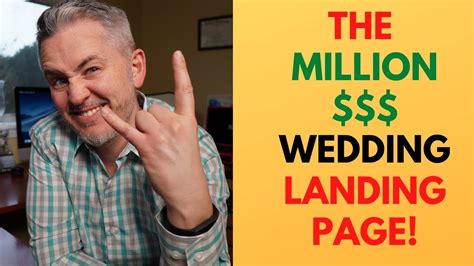How To Create A Million Dollar Wedding Landing Page Youtube