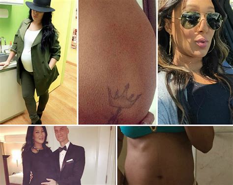 bump watch lil mo emily b and tamera mowry andmore show off their bumps