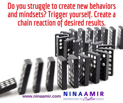 Triggers Help You Create New Behaviors And Mindsets Nina Amir