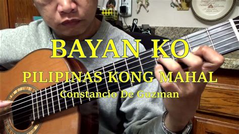 Bayan Ko Pilipinas Kong Mahal Constancio De Guzman By Raffy Lata