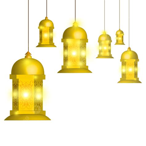 Ramadan Lantern Png Transparent Golden Ramadan Lanterns Ramadan
