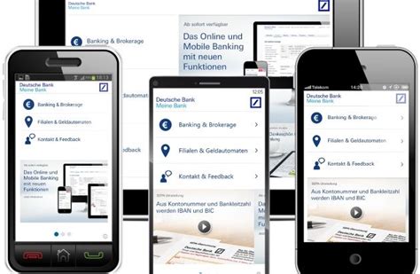 Deutsche Bank App Meine Bank Für Alle Smartphones Und Tablets