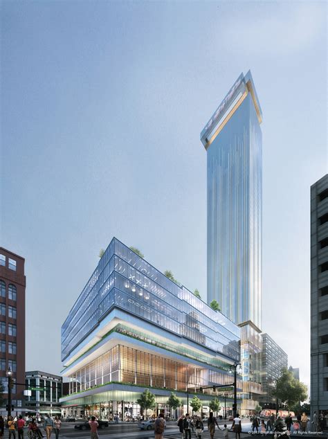 View Latest Renderings Of Detroits Newest Tallest Skyscraper
