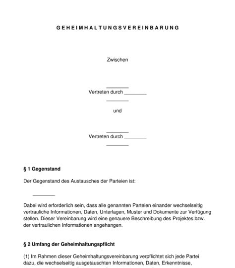 Vorlage für mitarbeitergespräch, telefonnotiz & persönliche akten. Nda Englisch Vorlage Kostenlos : Dokument Non Disclosure ...