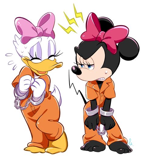 Commission Minnie And Daisy By Hentaib Minnie Mouse Drawing Mickey Mouse Art Mickey