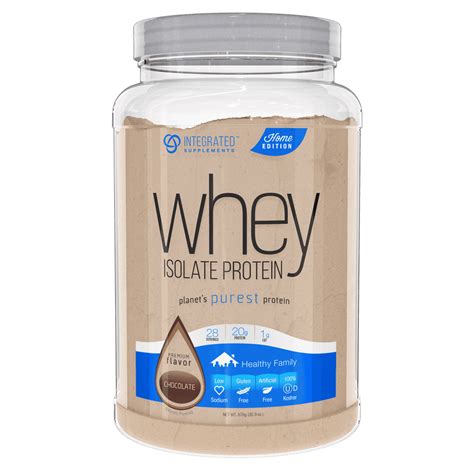 Integrated Supplements Whey Isolate Protein Powder Chocolate 20g