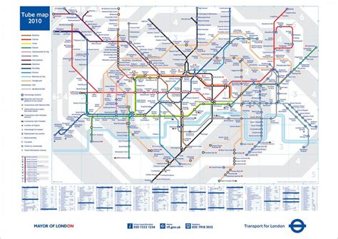 Lt Map 2010 Transit Maps London Map London London Underground