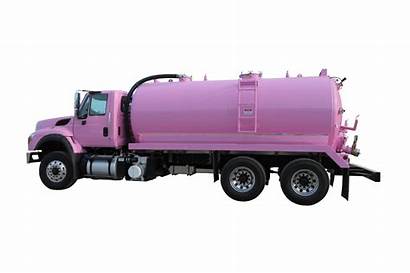 Septic Truck Trucks Gallon Pump Vacuum Pink