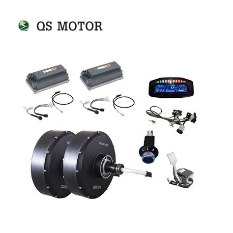 Qsmotor205 Daul 3000w Hub Motor Light Electric Car Conversion Kits