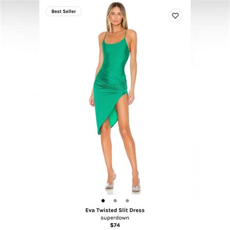 Superdown Dresses Copy Small Eva Twisted Slit Dress Never Wornno Tags Still For Sale On Revo