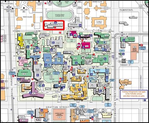 University Of Melbourne Map