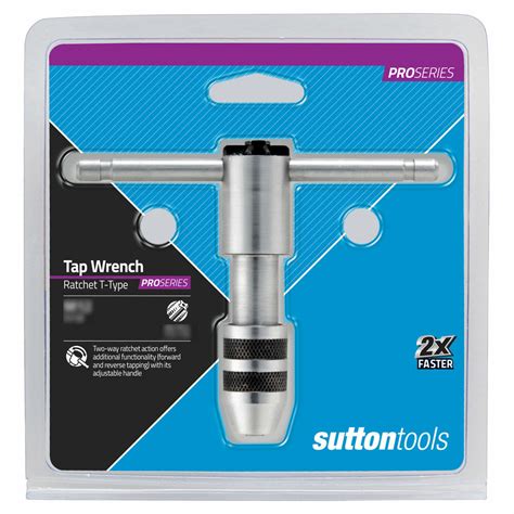 Sutton M9031200l M12 T Type Ratchet Tap Wrench Long Reach