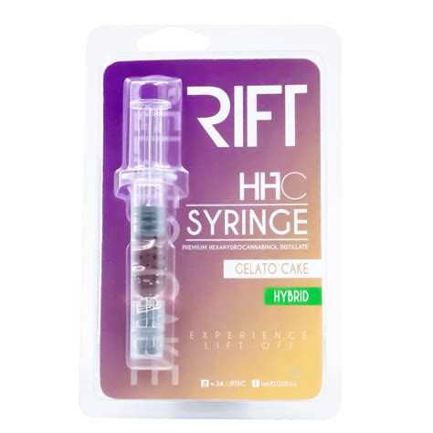 Rift 1ml Hhc Distillate Syringe My Delta Eight