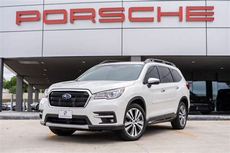 2021 Subaru Ascent Touring 4963 Miles Crystal White Pearl 4d Sport