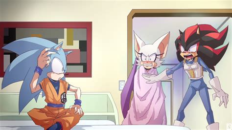 While this could indeed suggest the two worlds are better connected than we first thought, it could just be him misspeaking or referring to the fact that elden ring is the next game from the developers behind dark souls. Dragon Ball Sonic the Hedgehog Moment by AniSair on DeviantArt