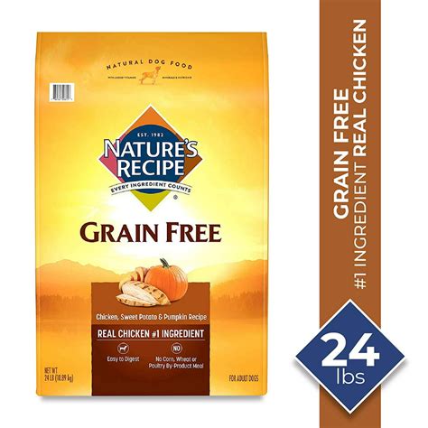 Natures Recipe Grain Free Chicken Sweet Potato And Pumpkin Recipe Dry