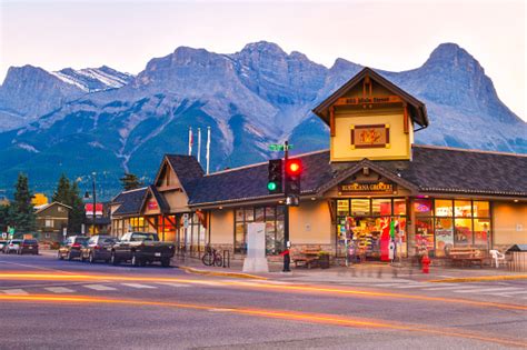 The Streets Of Canmore One Of The Most Famous Town In Alberta Canada