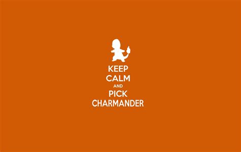 Free Download Keep Calm Orange Pokemon Charmander Hd Wallpaper