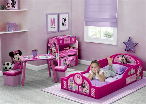 Disney minnie mouse design minnie mouse table and chairs includes table and 2 chairs Walmart Online Deal: Minnie Mouse Complete Bedroom Set $99 ...