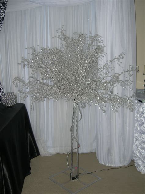 Aglow Weddings And Events Our Beautiful Beaded Crystal Trees Love Them