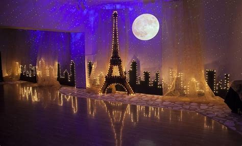 Starry Night Lighting Prom Themes Paris Theme Party Paris Prom Theme