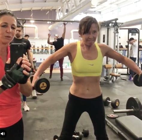 Kay Burley Instagram Sky News Host Bares Abs Of Steel In Hot Workout